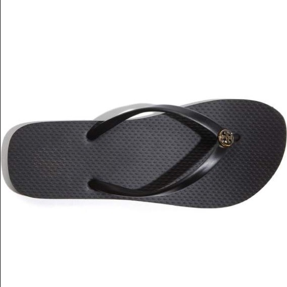 Tory Burch Shoes - Brand New Authentic Tory Burch Black flip flops!